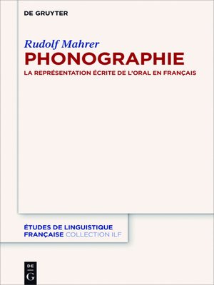 cover image of Phonographie